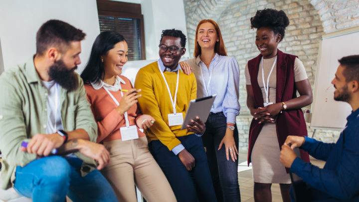 group of diverse employees